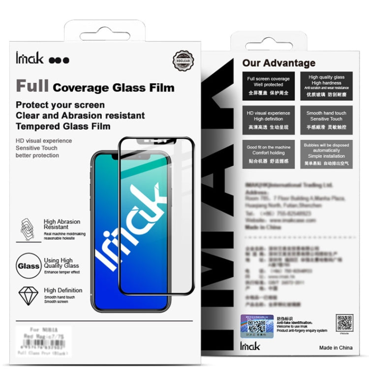 IMAK 9H Dureza superficial Película de vidrio templado de pantalla completa Serie Pro+, For iPhone 14, For iPhone 14 Plus, For iPhone 14 Pro, For iPhone 14 Pro Max