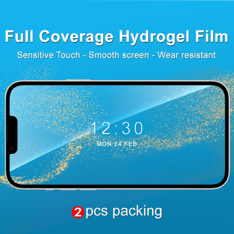 2 protectores de película de hidrogel de pantalla completa curvo imak., For iPhone 14, For iPhone 14 Plus, For iPhone 14 Pro, For iPhone 14 Pro Max, For Huawei Mate 50, For Huawei Mate 50 Pro, For Motorola Moto S30 Pro /Edge 30 Fusion                  ...