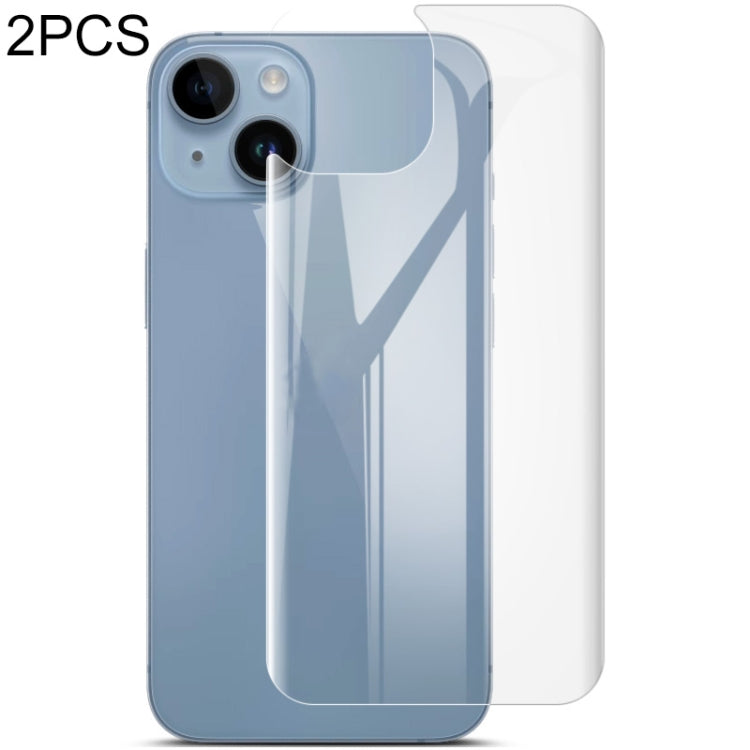 2 protectores de espalda para Pnone de película de hidrogel curvo imak., For iPhone 14, For iPhone 14 Plus, For iPhone 14 Pro, For iPhone 14 Pro Max, For Huawei Mate 50, For Huawei Mate 50 Pro