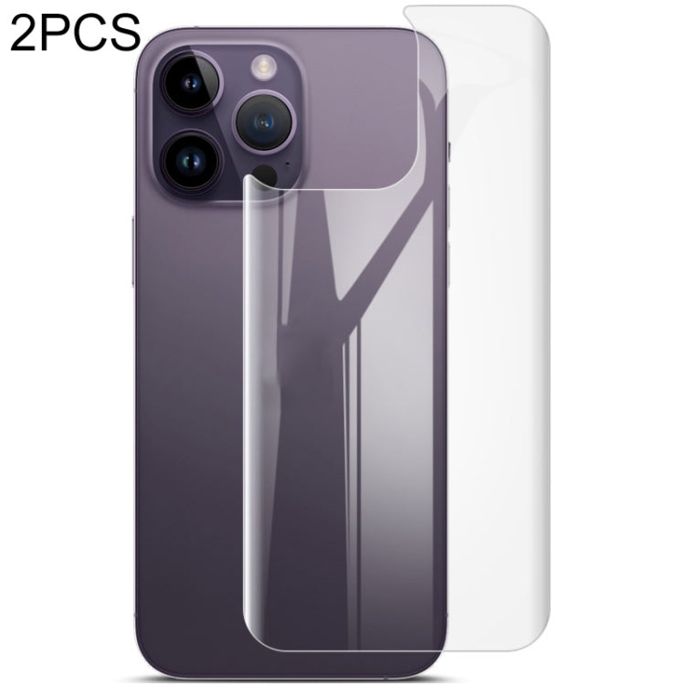 2 protectores de espalda para Pnone de película de hidrogel curvo imak., For iPhone 14, For iPhone 14 Plus, For iPhone 14 Pro, For iPhone 14 Pro Max, For Huawei Mate 50, For Huawei Mate 50 Pro