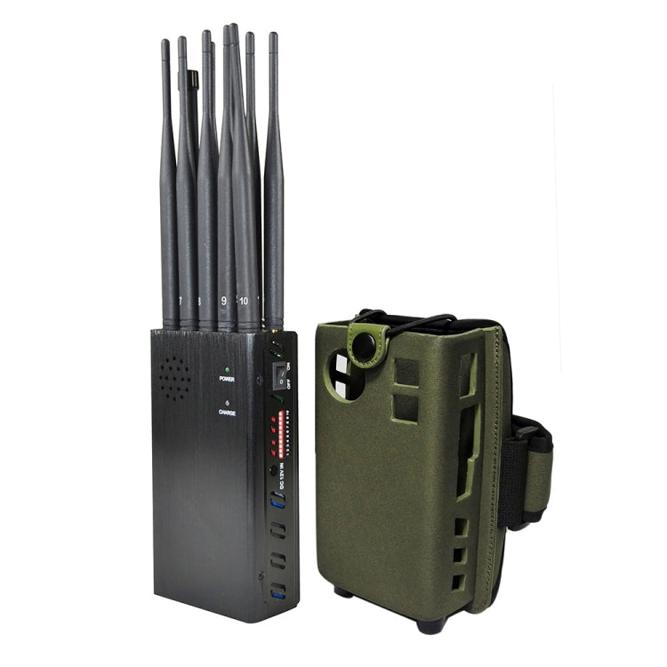 Jammer móvil de la señal de las antenas de JAX-121A-10B 2G/3G/4G/WIFI/GPS/LOJACK 10, JAX-121A-10B