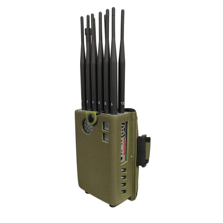 Jammer de señal móvil JAX-121A-12A 2G/3G/4G/5.8G/WIFI/GPS/LOJACK con control remoto, JAX-121A-12A