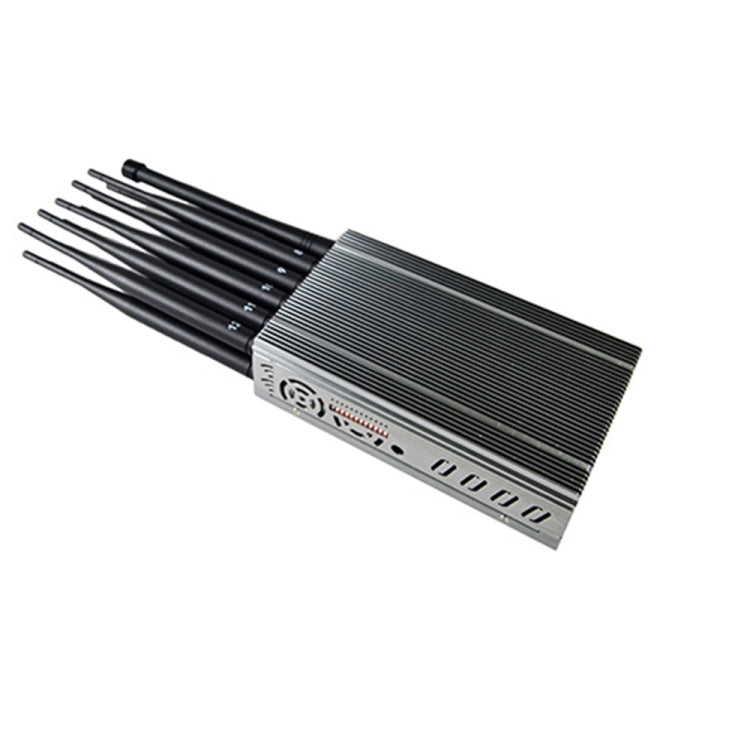 Jammer de señal móvil JAX-121A-12A 2G/3G/4G/5.8G/WIFI/GPS/LOJACK con control remoto, JAX-121A-12A