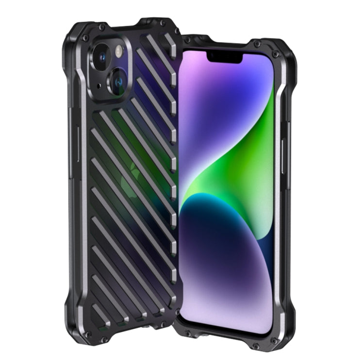 Estuche para teléfono con armadura transpirable R-JUST, For iPhone 14, For iPhone 14 Plus, For iPhone 14 Pro, For iPhone 14 Pro Max