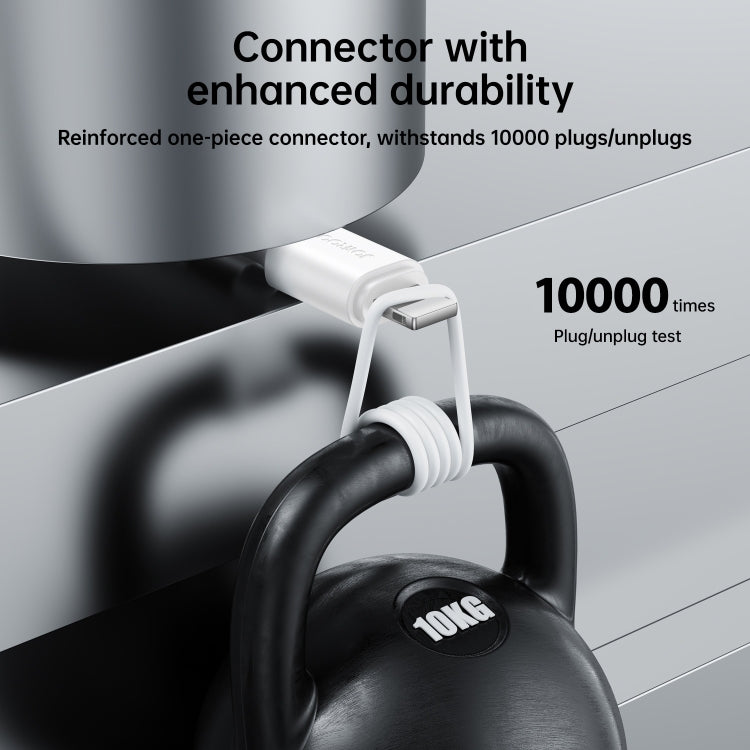 JOYROOM S-UL012A9 2.4A USB a cable de datos de carga rápida de 8 pines, 2m, 1m, 0.25m