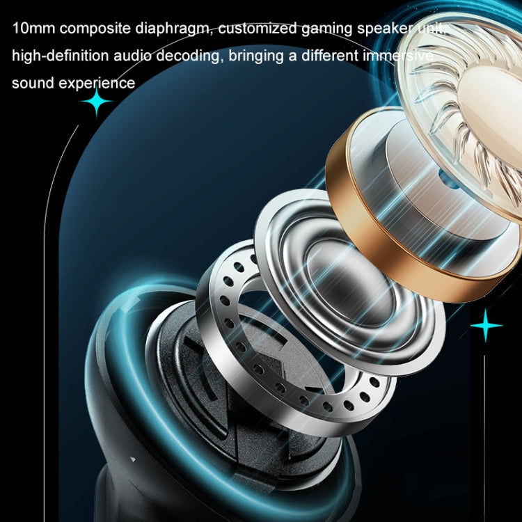USAMS XJ13 XJ ENC Auricular Bluetooth inalámbrico TWS con micrófono dual y cancelación de ruido, USAMS XJ13