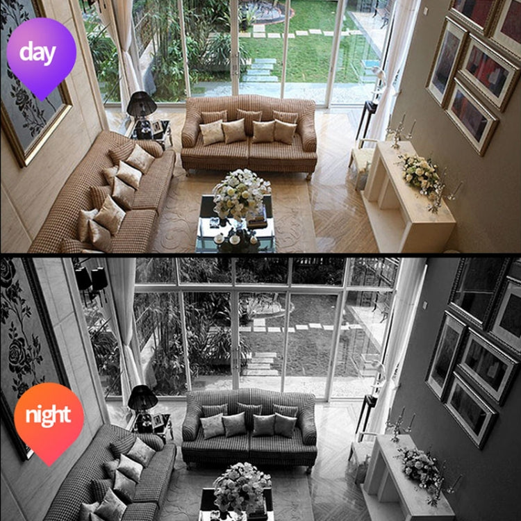 DP31 Cámara de vigilancia WiFi con bombilla HD de 2.0MP, compatible con detección de movimiento, visión nocturna, fuente de luz dual, Dual Light Source