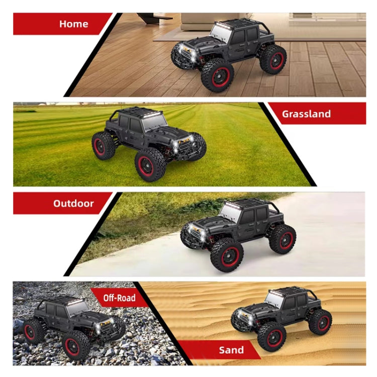 JJR/C 16103A 2.4G Wrangler Eléctrico RC 4WD Vehículo todoterreno, 16103A / Black