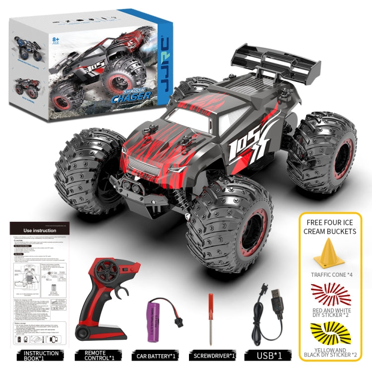 JJR/C Q105 2.4G RC Vehículo todoterreno de escalada eléctrica, JJR/C Q105(Black Red), JJR/C Q105(Black Blue)
