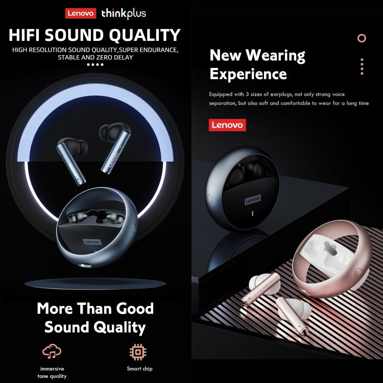 Auricular inalámbrico con reducción de ruido Lenovo LP60 TWS Bluetooth 5.3