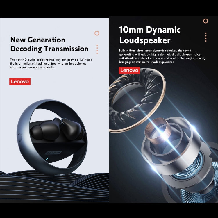 Auricular inalámbrico con reducción de ruido Lenovo LP60 TWS Bluetooth 5.3