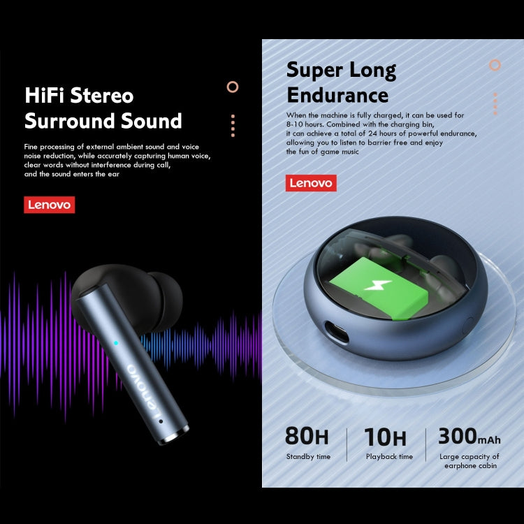 Auricular inalámbrico con reducción de ruido Lenovo LP60 TWS Bluetooth 5.3
