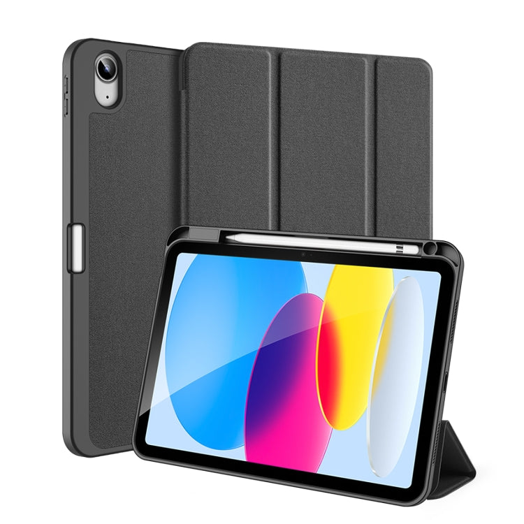 DUX DUCIS Domo Series Estuche de tableta de cuero con tapa magnética, For iPad 10th Gen 10.9 2022, For Xiaomi Redmi Pad 10.61