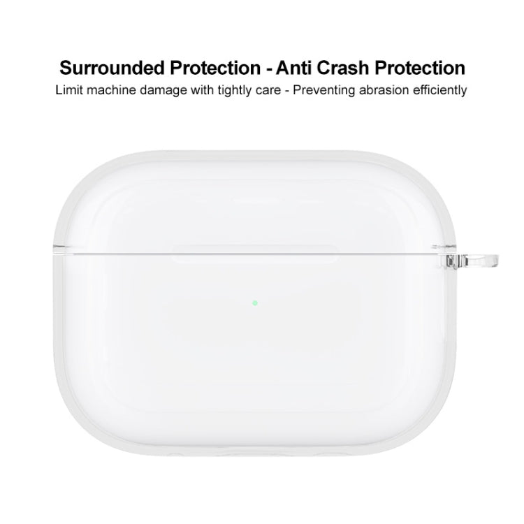 Estuche protector de auriculares de TPU transparente de la serie imak UX-5, For AirPods Pro 2