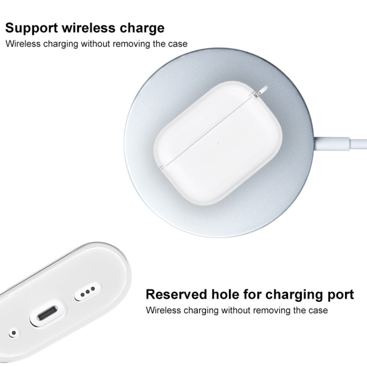 Estuche protector de auriculares de TPU transparente de la serie imak UX-5, For AirPods Pro 2