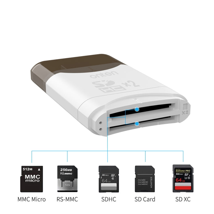 Lector de tarjetas SD dual KSSC3 USB 3.2