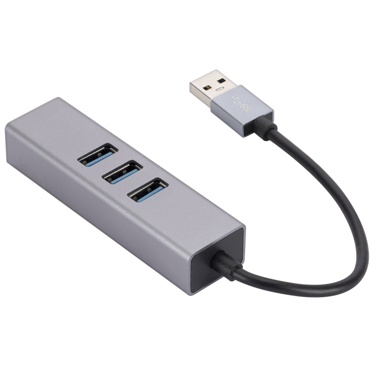 Tarjeta de red SL-030 Gigabit USB a RJ45 + 3 concentrador de conversión USB 3.0 HUB, USB to RJ45 & 3 x USB