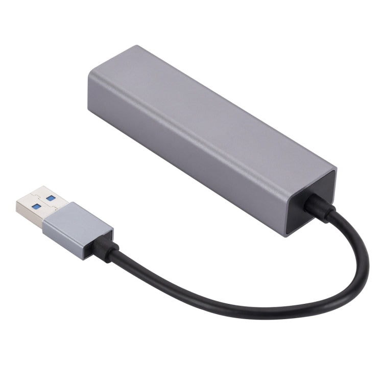 Tarjeta de red SL-030 Gigabit USB a RJ45 + 3 concentrador de conversión USB 3.0 HUB, USB to RJ45 & 3 x USB