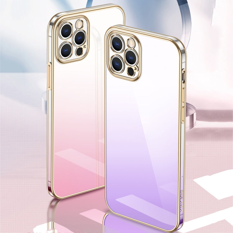 SULADA Iridescence Series Plating Caja de teléfono con degradado transparente, For iPhone 14, For iPhone 14 Plus, For iPhone 14 Pro, For iPhone 14 Pro Max