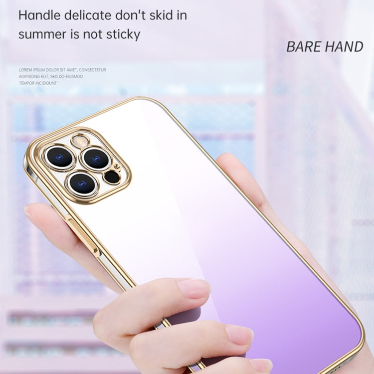 SULADA Iridescence Series Plating Caja de teléfono con degradado transparente, For iPhone 14, For iPhone 14 Plus, For iPhone 14 Pro, For iPhone 14 Pro Max