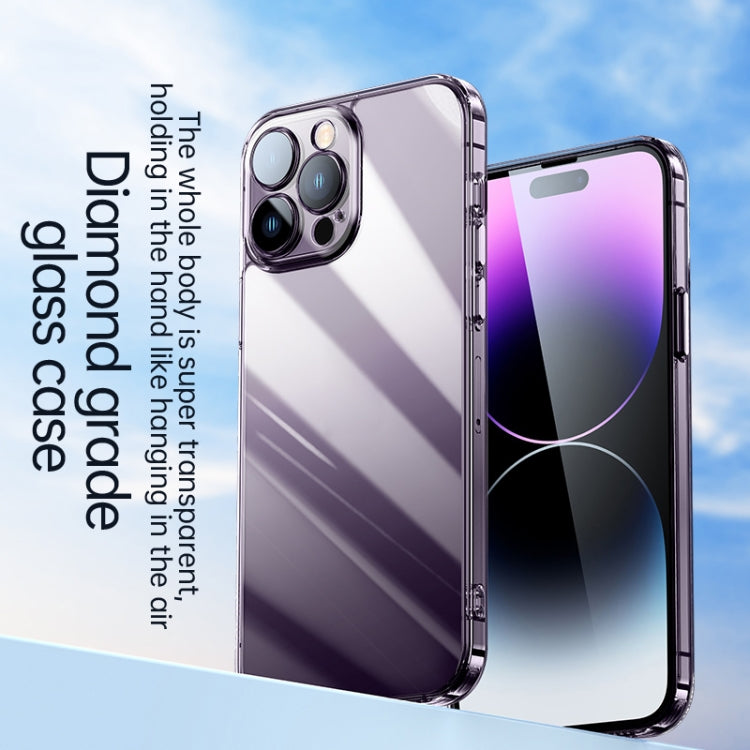 SULADA Crystal Steel Series TPU Funda transparente para teléfono, For iPhone 14, For iPhone 14 Plus, For iPhone 14 Pro, For iPhone 14 Pro Max