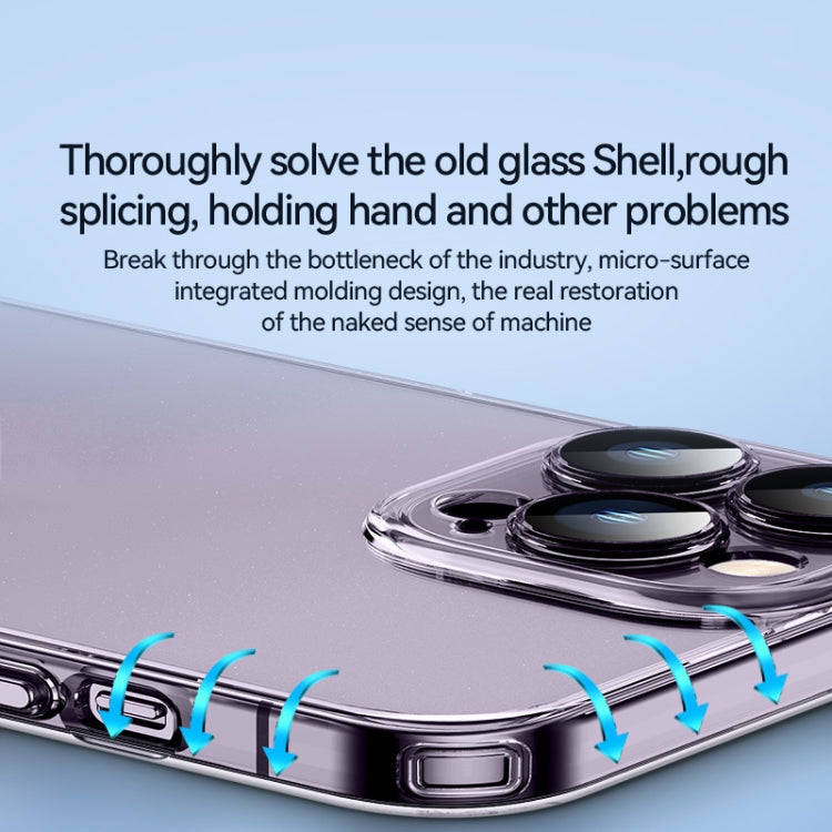 SULADA Crystal Steel Series TPU Funda transparente para teléfono, For iPhone 14, For iPhone 14 Plus, For iPhone 14 Pro, For iPhone 14 Pro Max
