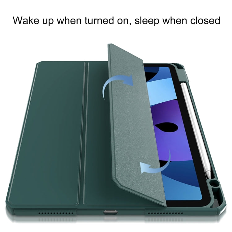Estuche para tableta de cuero inteligente de la serie Mutural Pinyue, For iPad 10th Gen 10.9 2022