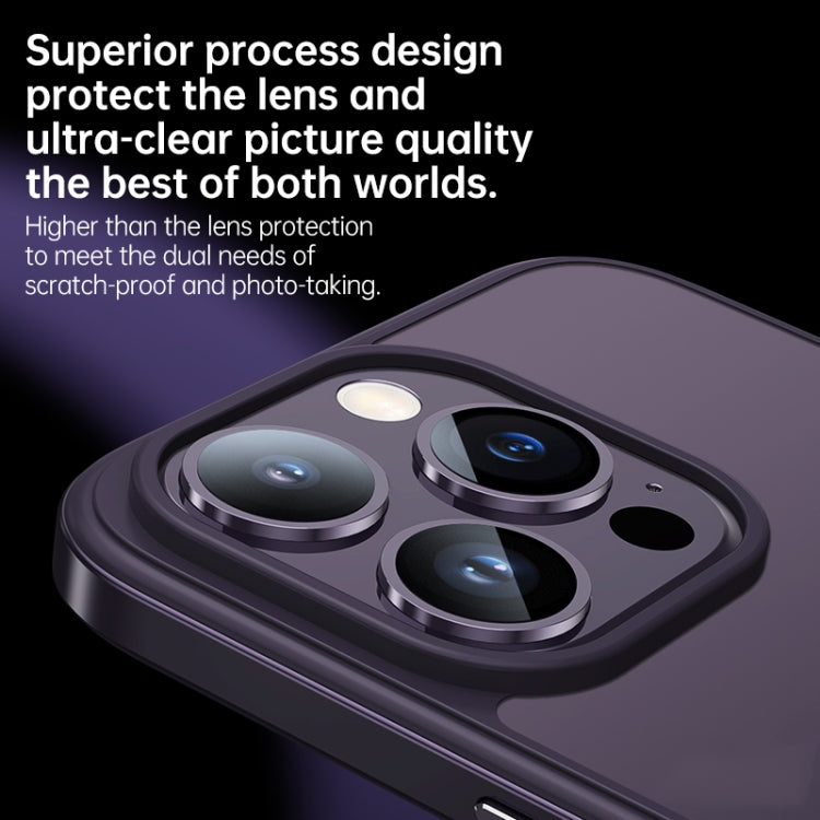 Marco de metal SULADA + Nano Glass + TPU Phone Case, For iPhone 14, For iPhone 14 Plus, For iPhone 14 Pro, For iPhone 14 Pro Max