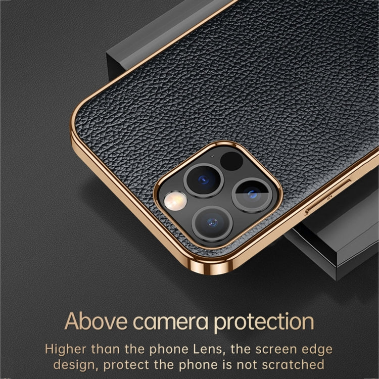SULADA TPU a prueba de golpes + Funda de cuero hecha a mano para teléfono, For iPhone 14, For iPhone 14 Plus, For iPhone 14 Pro, For iPhone 14 Pro Max