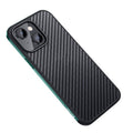 SULADA Fibra de carbono texturizada a prueba de golpes Metal + TPU Frame Case, For iPhone 14, For iPhone 14 Plus, For iPhone 14 Pro, For iPhone 14 Pro Max