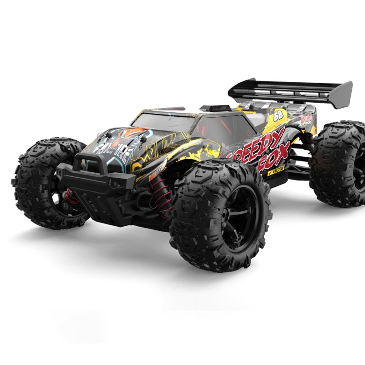 9307E 1:18 Escala completa Control remoto 4WD Coche de alta velocidad, 9307E(Black Yellow)
