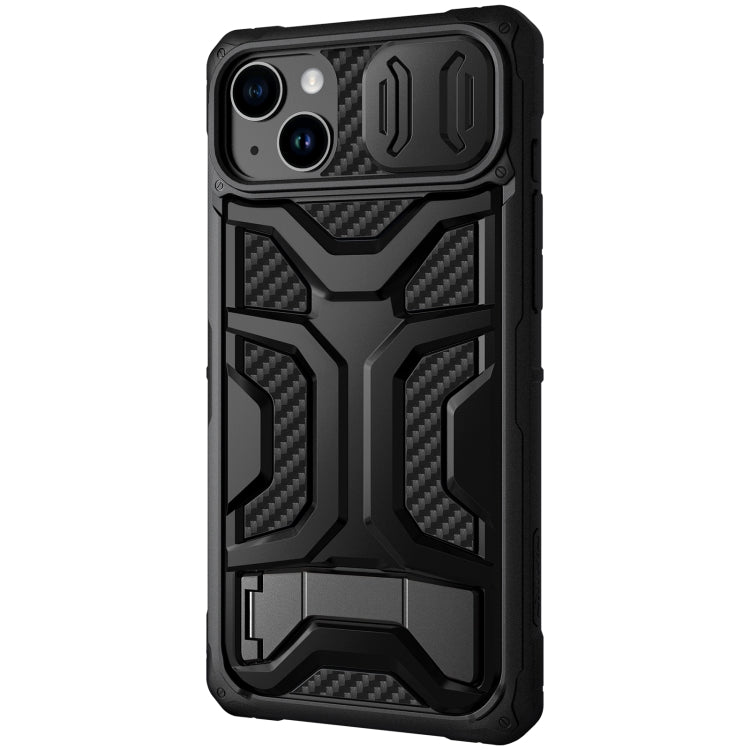 NILLKIN Diseño de cubierta de cámara deslizante TPU + PC Funda magnética para teléfono, For iPhone 14 Plus, For iPhone 14 Pro