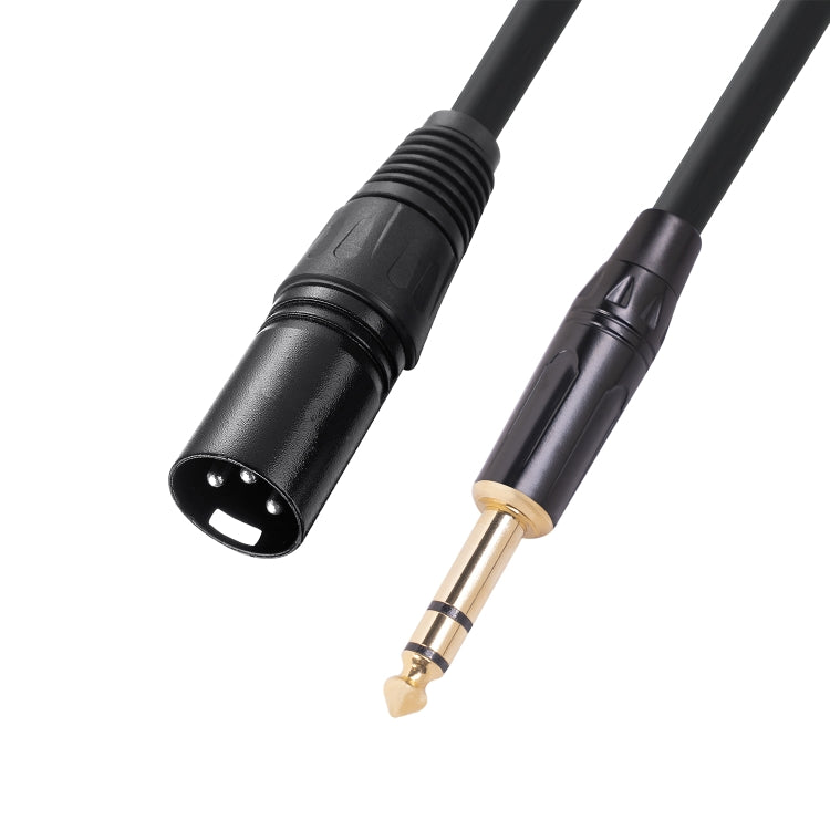 TC145BK19 Cable de audio macho TRS de 6,35 mm y 1/4 de pulgada a XLR de 3 pines macho, 1m, 1.8m, 3m, 5m, 10m