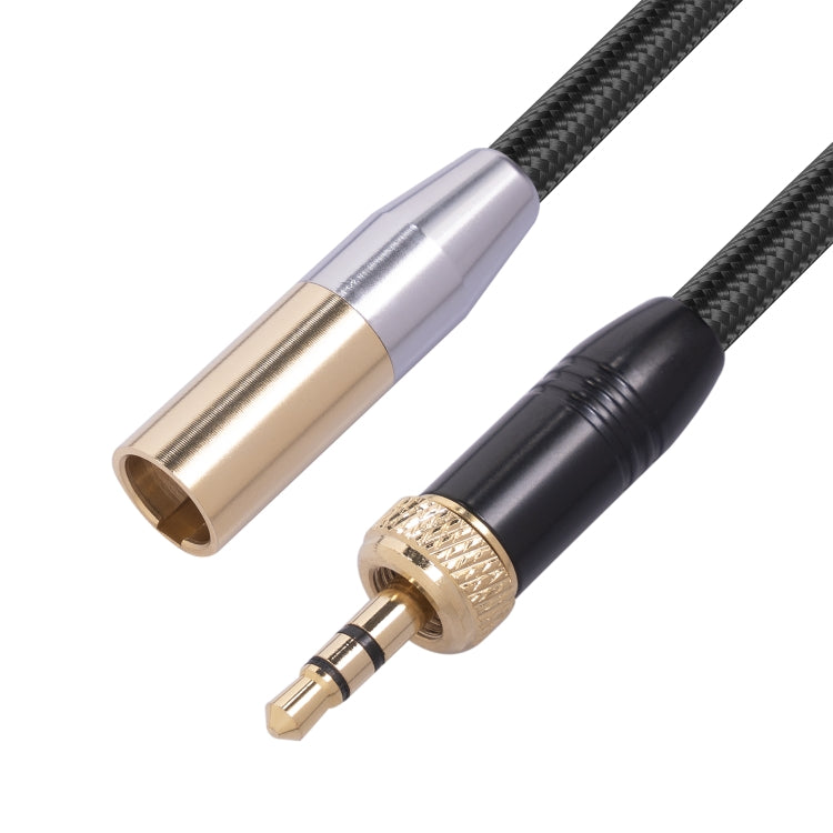 SB419M120-03 Cable de audio macho de 3,5 mm a mini XLR macho de 3 pines, longitud: 30 cm, 3.5mm M to Mini XLR M