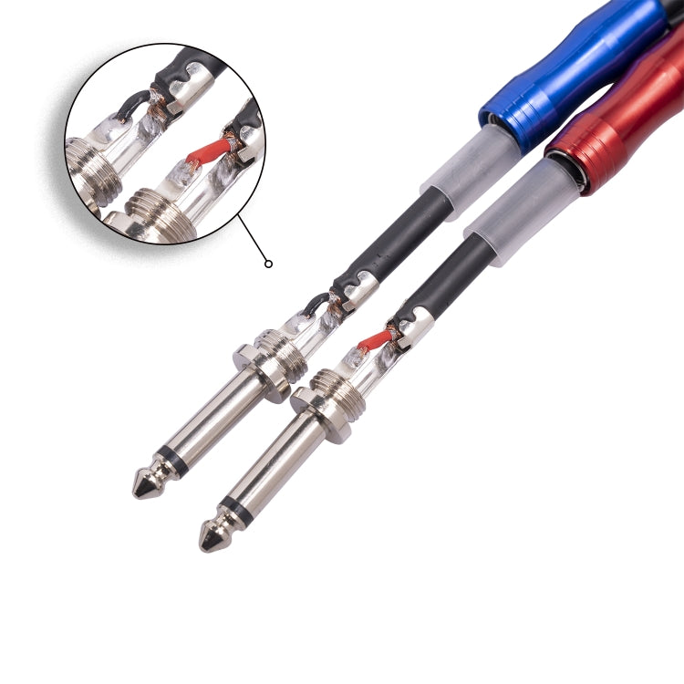 3051K63 Dual RCA Macho a Dual 6.35mm 1/4 pulgada Macho Mezclador Audio Cable, 1m, 2m, 3m