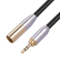 SB423M120-03 Cable de audio macho de 3,5 mm a mini XLR macho de 3 pines, longitud: 30 cm, 3.5mm to Mini XLR