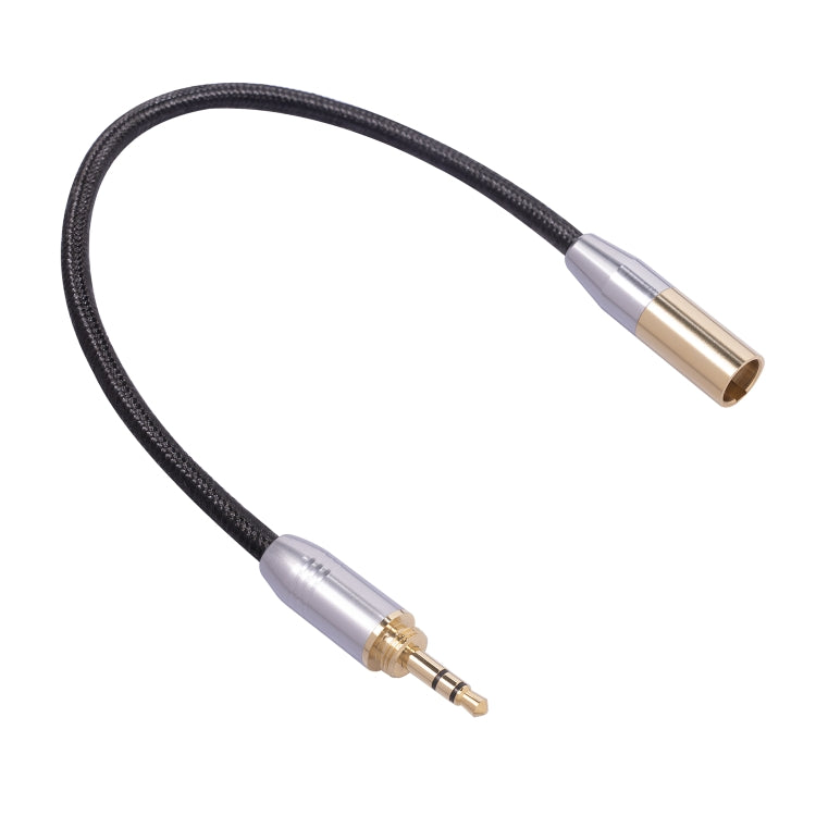 SB423M120-03 Cable de audio macho de 6,35 mm + 3,5 mm a mini XLR macho de 3 pines, longitud: 30 cm, 6.35mm+3.5mm to Mini XLR