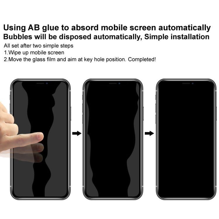 Película protectora de vidrio templado antiespía de pantalla completa IMAK HD, For iPhone 14, For iPhone 14 Plus, For iPhone 14 Pro, For iPhone 14 Pro Max