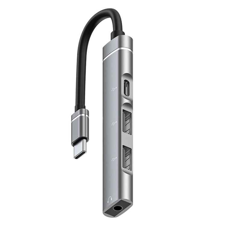 USB-C/Tipo-C a 3,5 mm + 2USB + Estación de acoplamiento HUB Tipo-C
