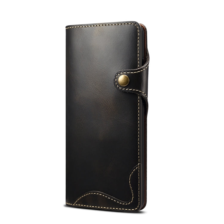 Estuche de cuero genuino con botón magnético de piel de vaca con cera de aceite Denior, For Samsung Galaxy S20+, For Samsung Galaxy S20 Ultra, For Samsung Galaxy Note20, For Samsung Galaxy Note20 Ultra, For Samsung Galaxy S21 5G                        ...