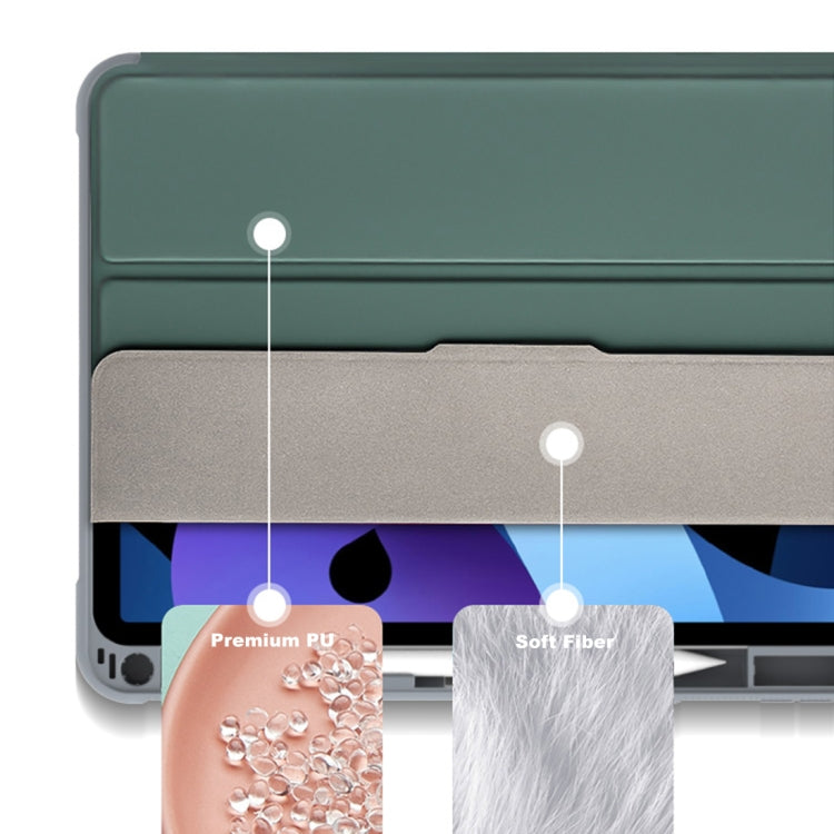 Mutural PC + TPU Funda de cuero a prueba de golpes para tableta, For iPad 10th Gen 10.9 2022