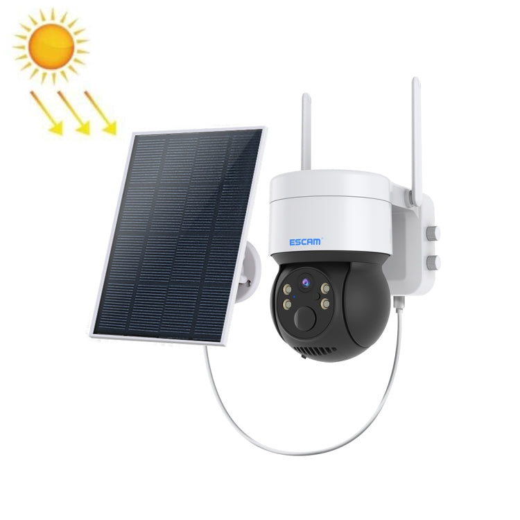 ESCAM QF170 2MP WiFi Full Color Night Vision Cámara solar de audio bidireccional, QF170