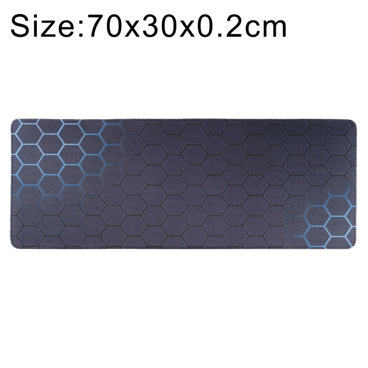 Alfombrilla de teclado antideslizante para juego de superficie de tela de goma, 60 x 30 x 0.2cm, 70 x 30 x 0.2cm