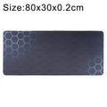 Alfombrilla de teclado antideslizante para juego de superficie de tela de goma, 80 x 30 x 0.2cm, 90 x 40 x 0.2cm