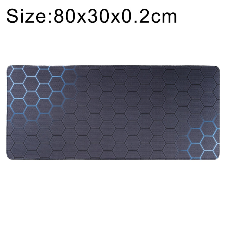 Alfombrilla de teclado antideslizante para juego de superficie de tela de goma, 80 x 30 x 0.2cm, 90 x 40 x 0.2cm