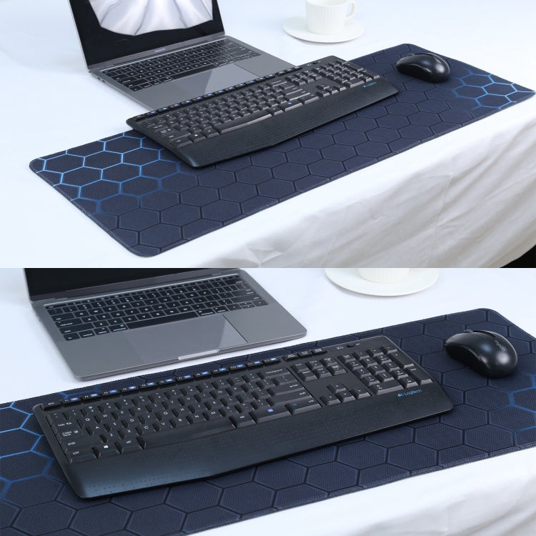 Alfombrilla de teclado antideslizante para juego de superficie de tela de goma, 80 x 30 x 0.2cm, 90 x 40 x 0.2cm