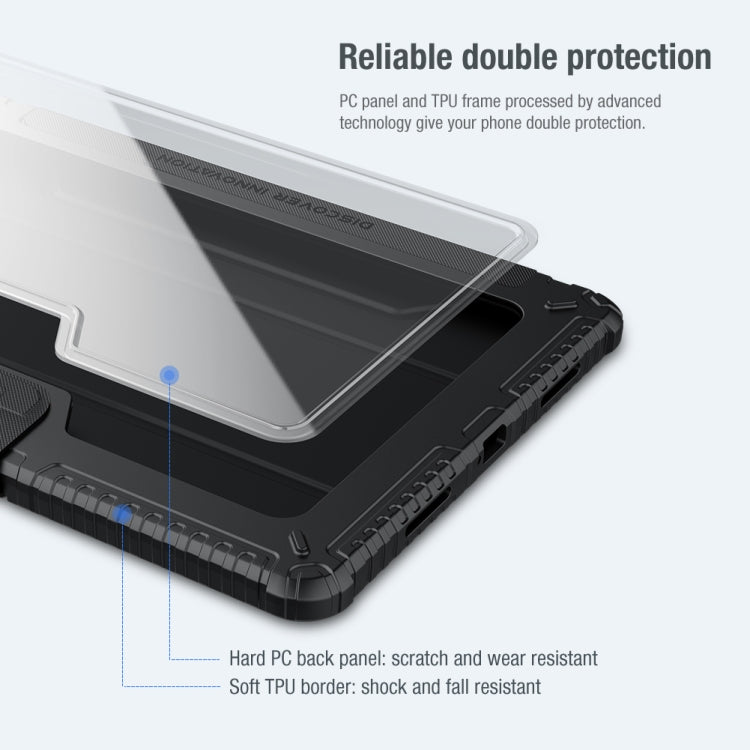 Estuche de cuero NILLKIN Bumper Pro para tableta con ranura para lápiz y función de reposo/activación, For iPad 10th Gen 10.9 2022, For Xiaomi Pad 5 Pro