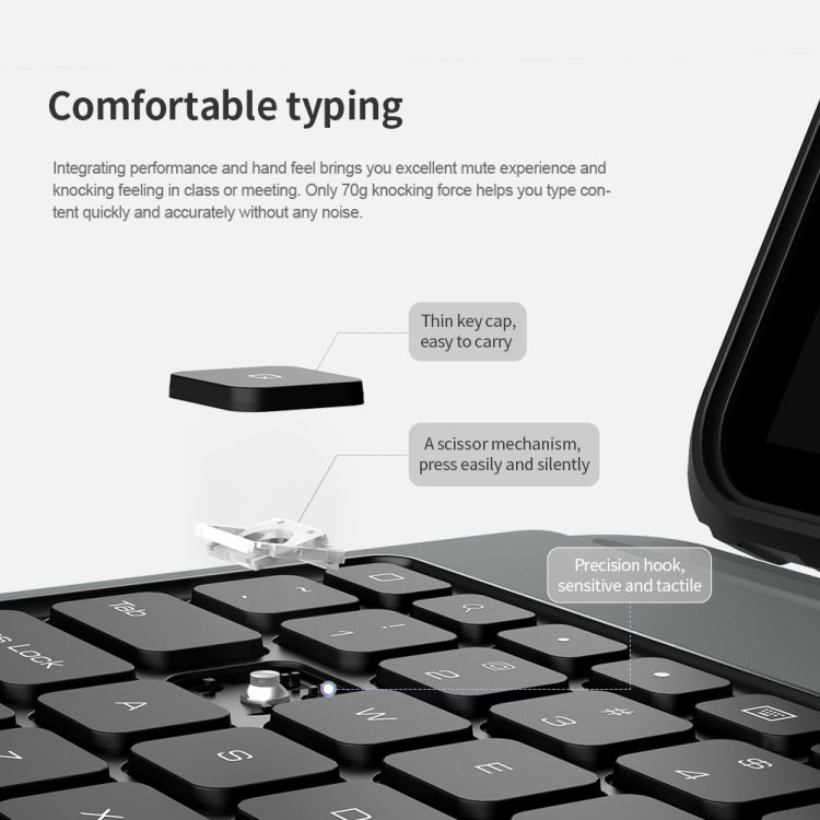 Estuche combinado para teclado Nillkin Bumper, For iPad Pro 12.9 2020 / 2021, For Samsung Galaxy Tab S8+/S8+ 5G/S7+/S7 FE