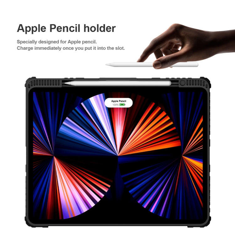 Estuche combinado para teclado Nillkin Bumper, For iPad Pro 12.9 2020 / 2021, For Samsung Galaxy Tab S8+/S8+ 5G/S7+/S7 FE