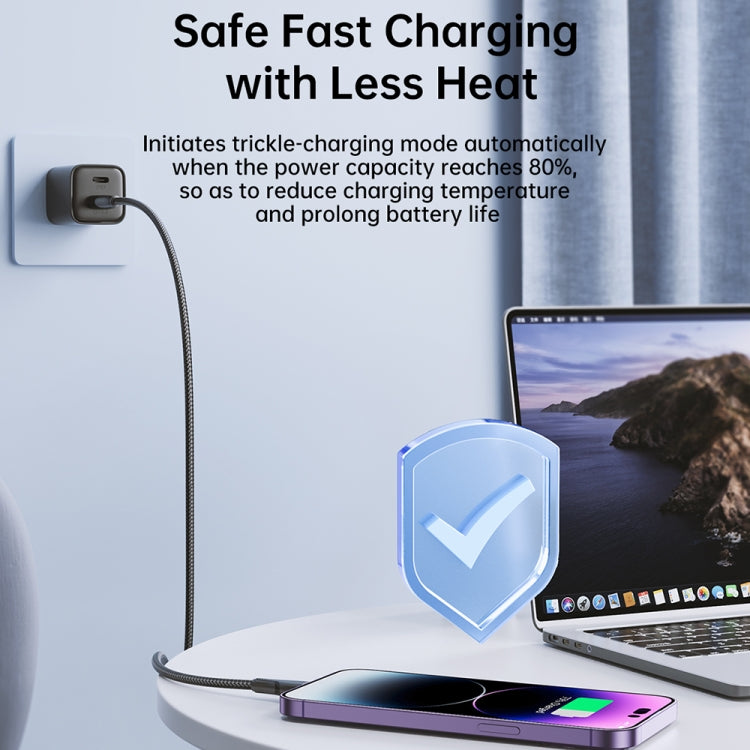 JOYROOM 2.4A USB a 8 pines Surpass Series Cable de datos de carga rápida, 0.25m, 1.2m, 2m, 3m